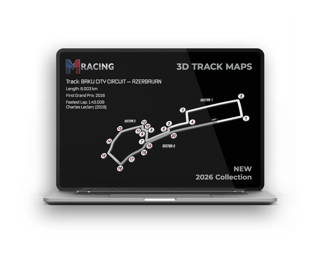 F1 2026 - 3D TRACK MAPS COLLECTION