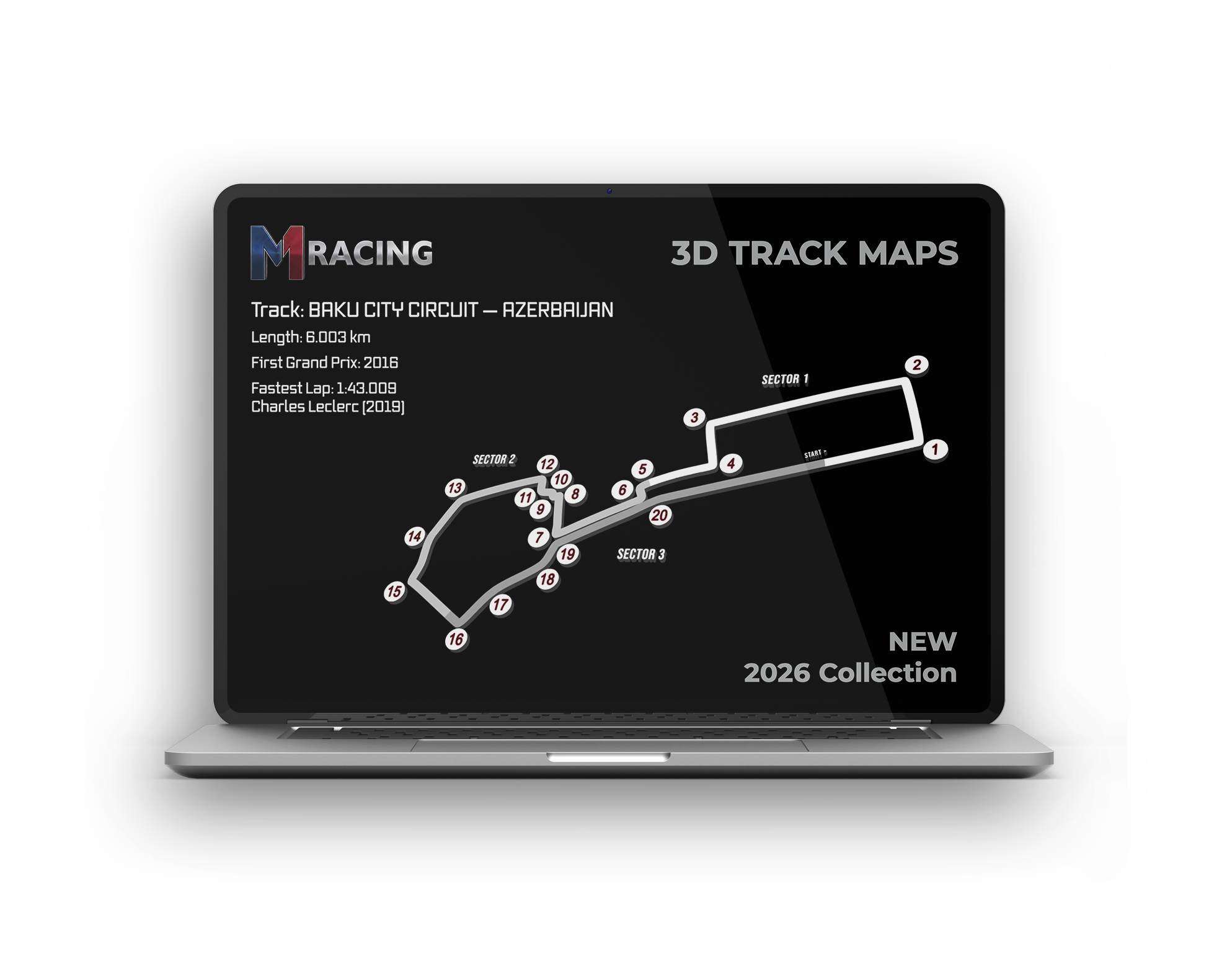 F1 2026 - 3D TRACK MAPS COLLECTION