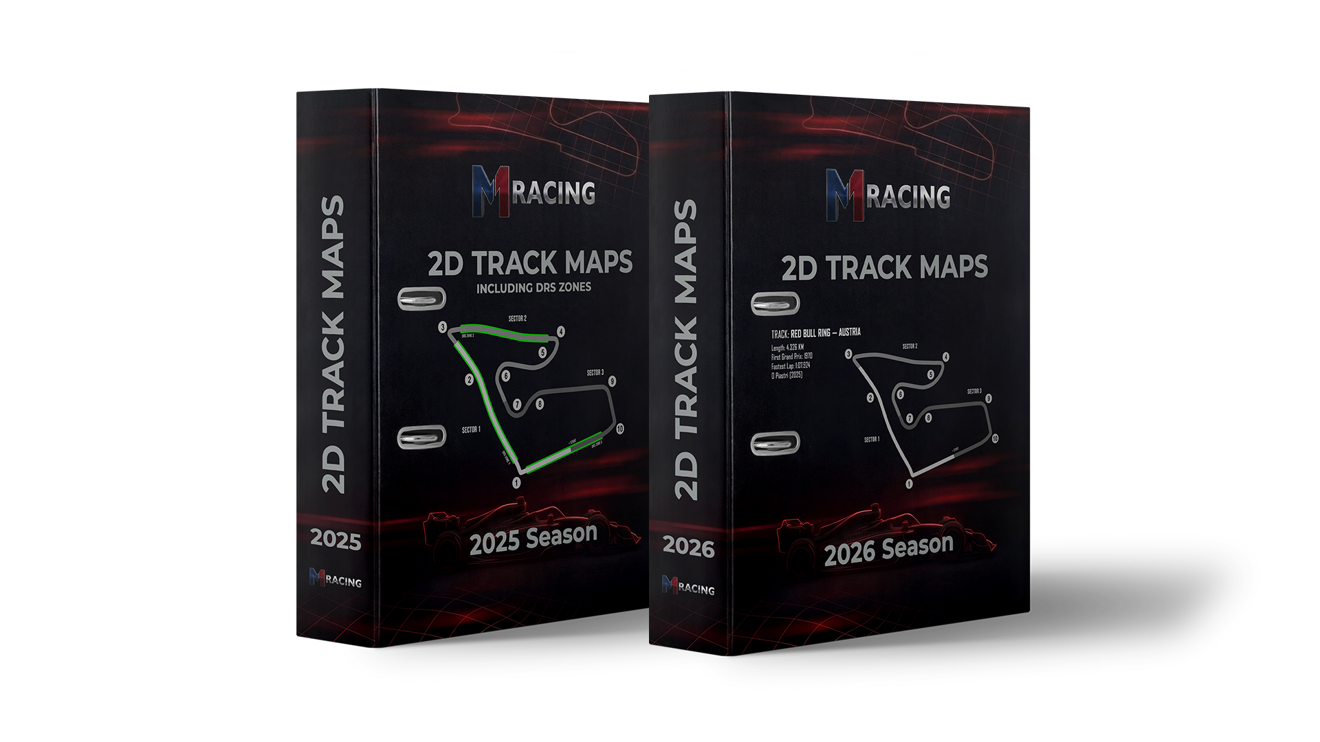 M1 RACING 2D TRACK MAP BUNDLE