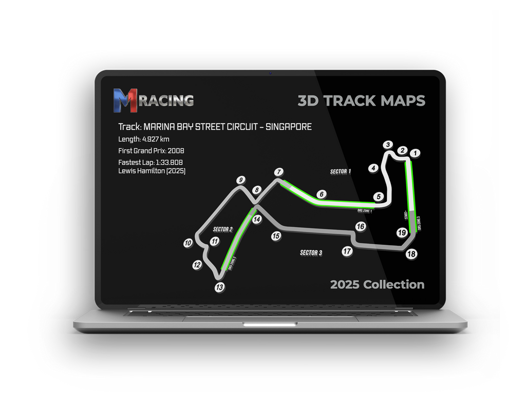 F1 25 – 3D Track Maps (2025 Season Collection)
