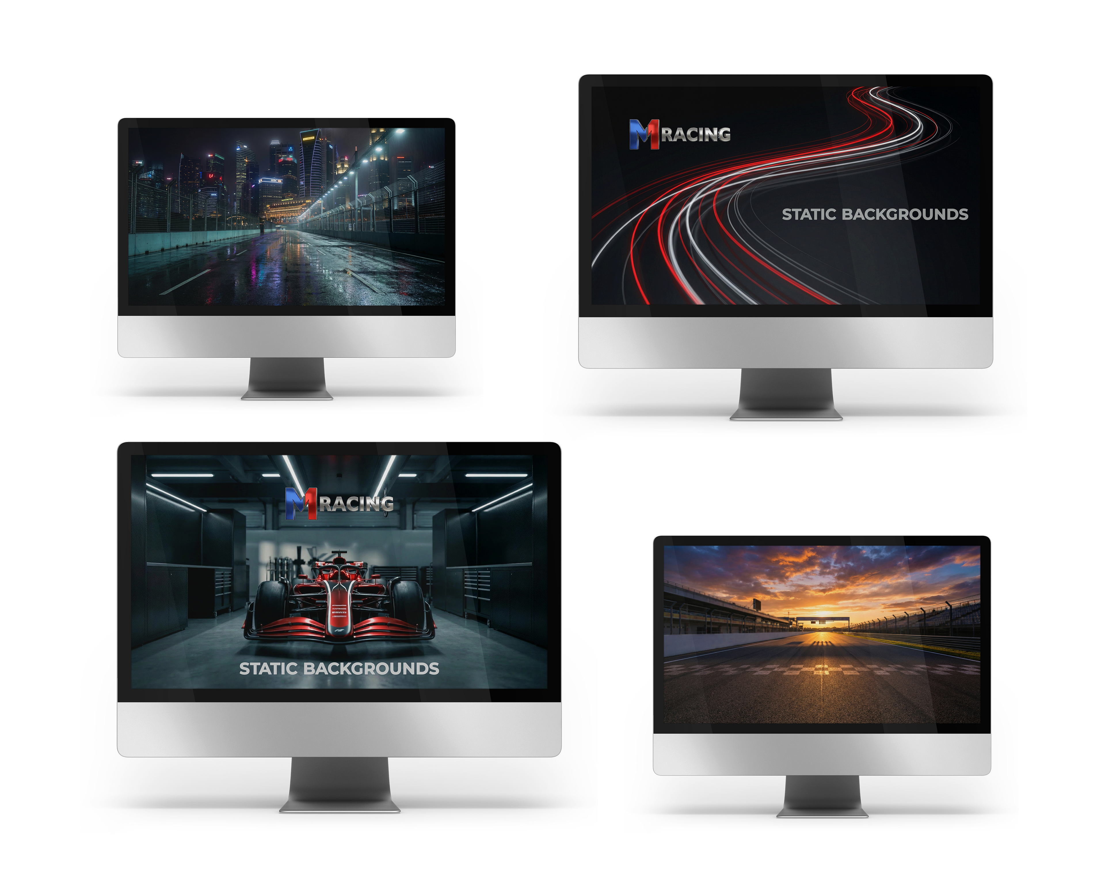 M1 RACING COMPLETE BACKGROUNDS COLLECTION