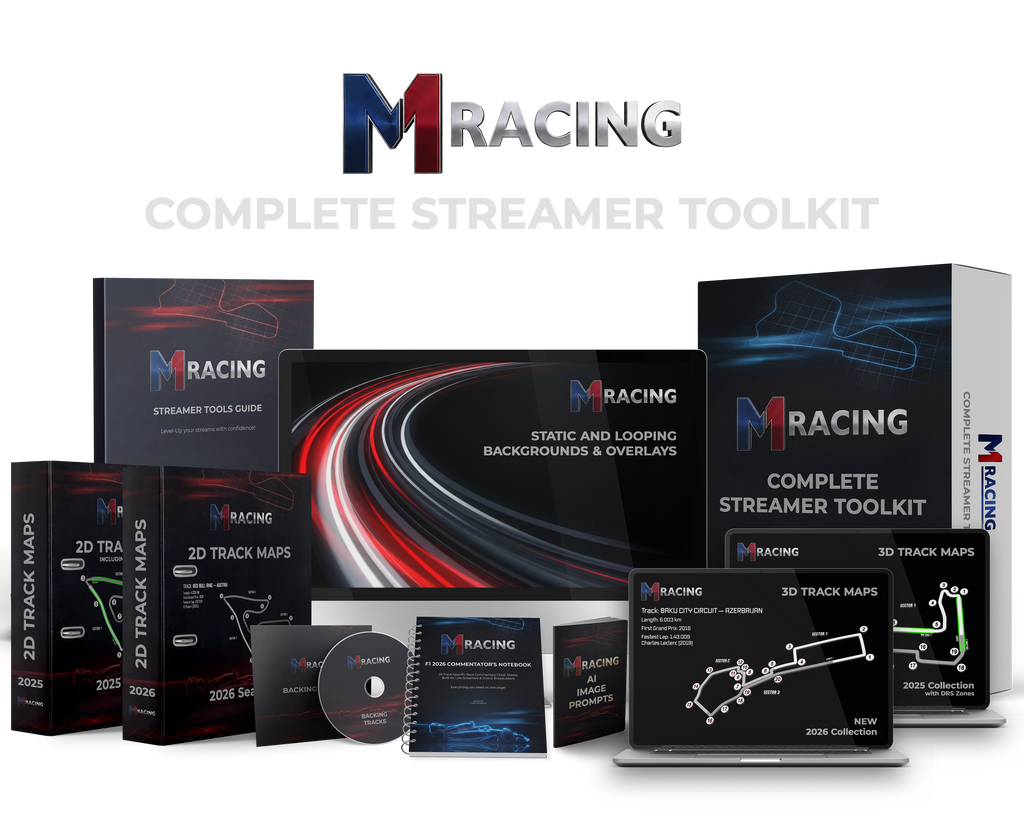 M1 RACING COMPLETE F1 STREAMER TOOLKIT