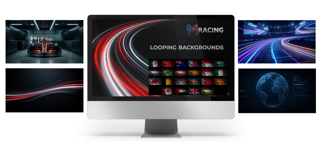 M1 RACING COMPLETE BACKGROUNDS COLLECTION