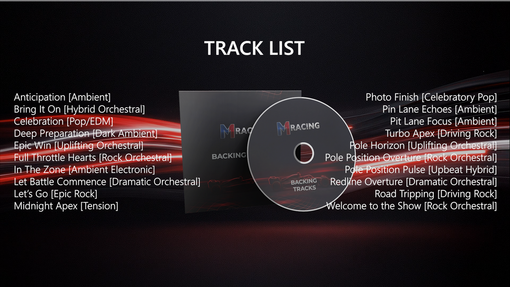 M1 RACING COMPLETE F1 STREAMER TOOLKIT